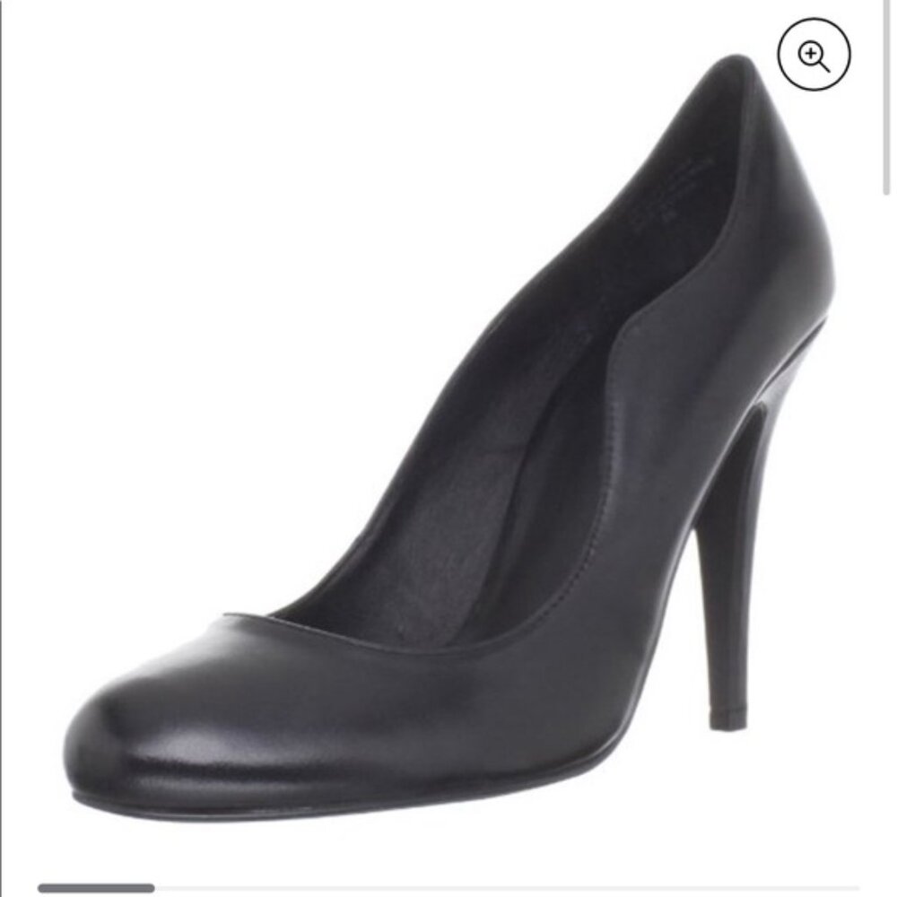NEW Black Leather Pumps‎ Heels Lillian Size 7.5 Kelsi Dagger